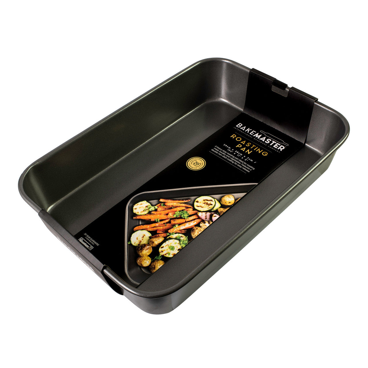 Large Deep Roasting Pan, 39 x 28 x 7cm - Non-stick
