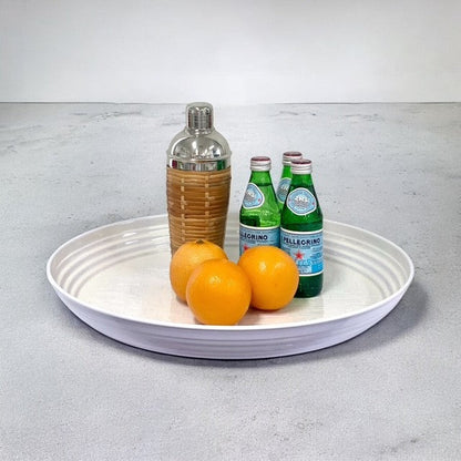 400R Bamboo Large Service Platter White 47Cm