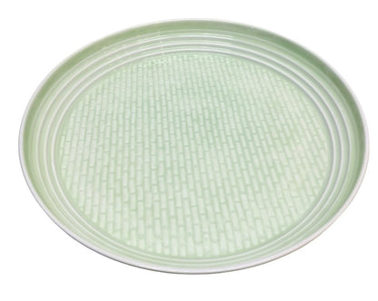400U Tile Pattern Large Service Platter Green 47Cm