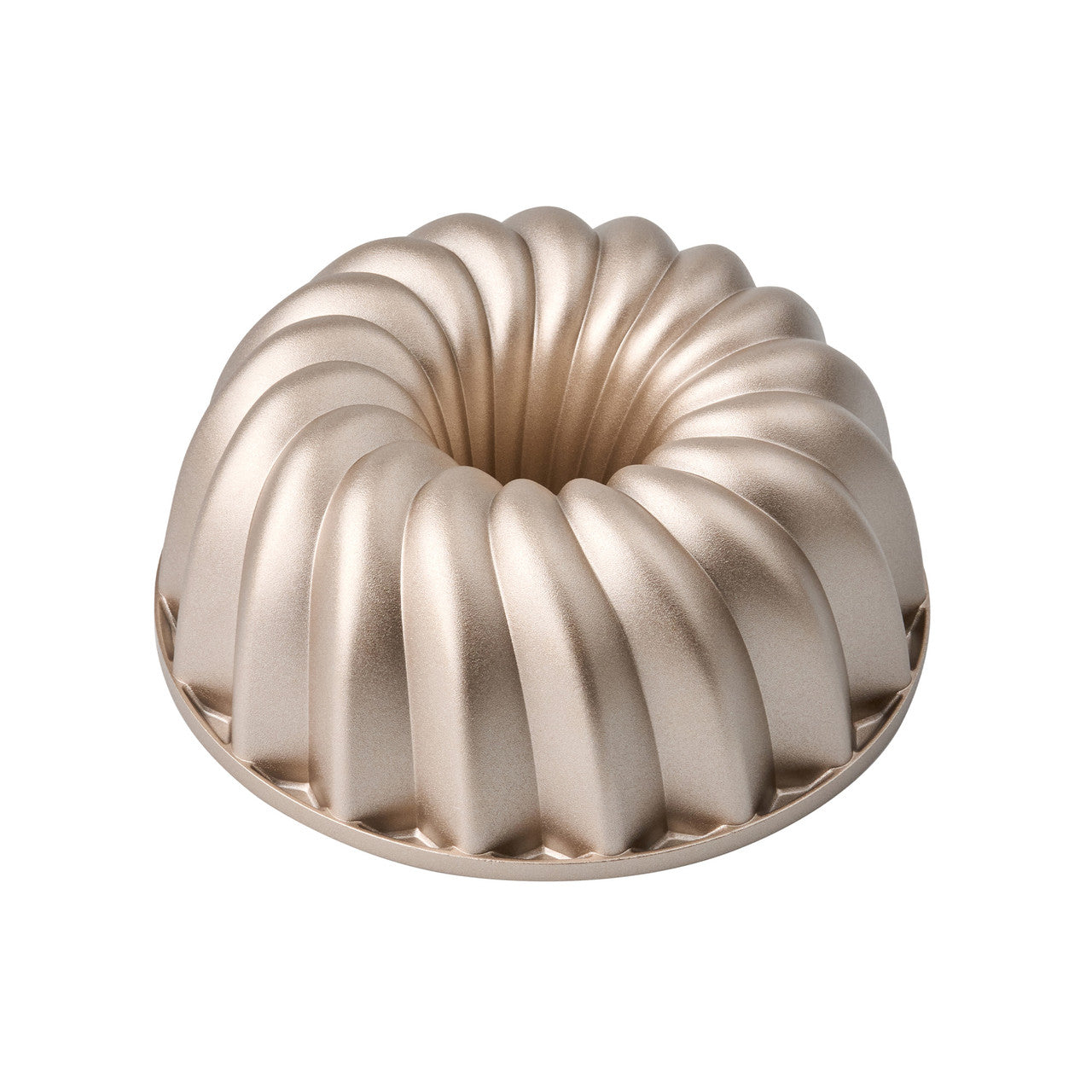 Classic Fluted Ring Cake Pan, 23.7 x 23.7 x 9.8cm - Champagne