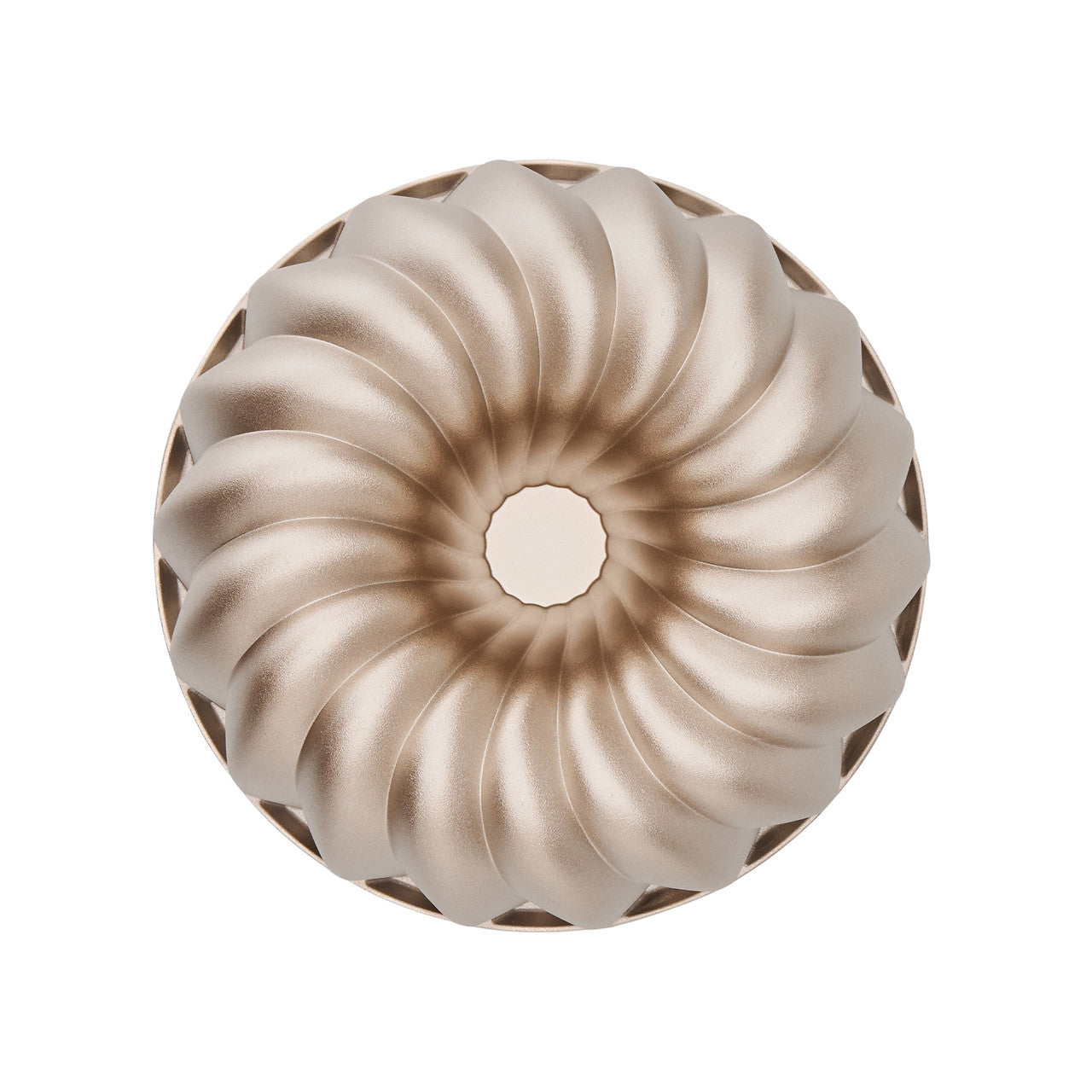 Classic Fluted Ring Cake Pan, 23.7 x 23.7 x 9.8cm - Champagne