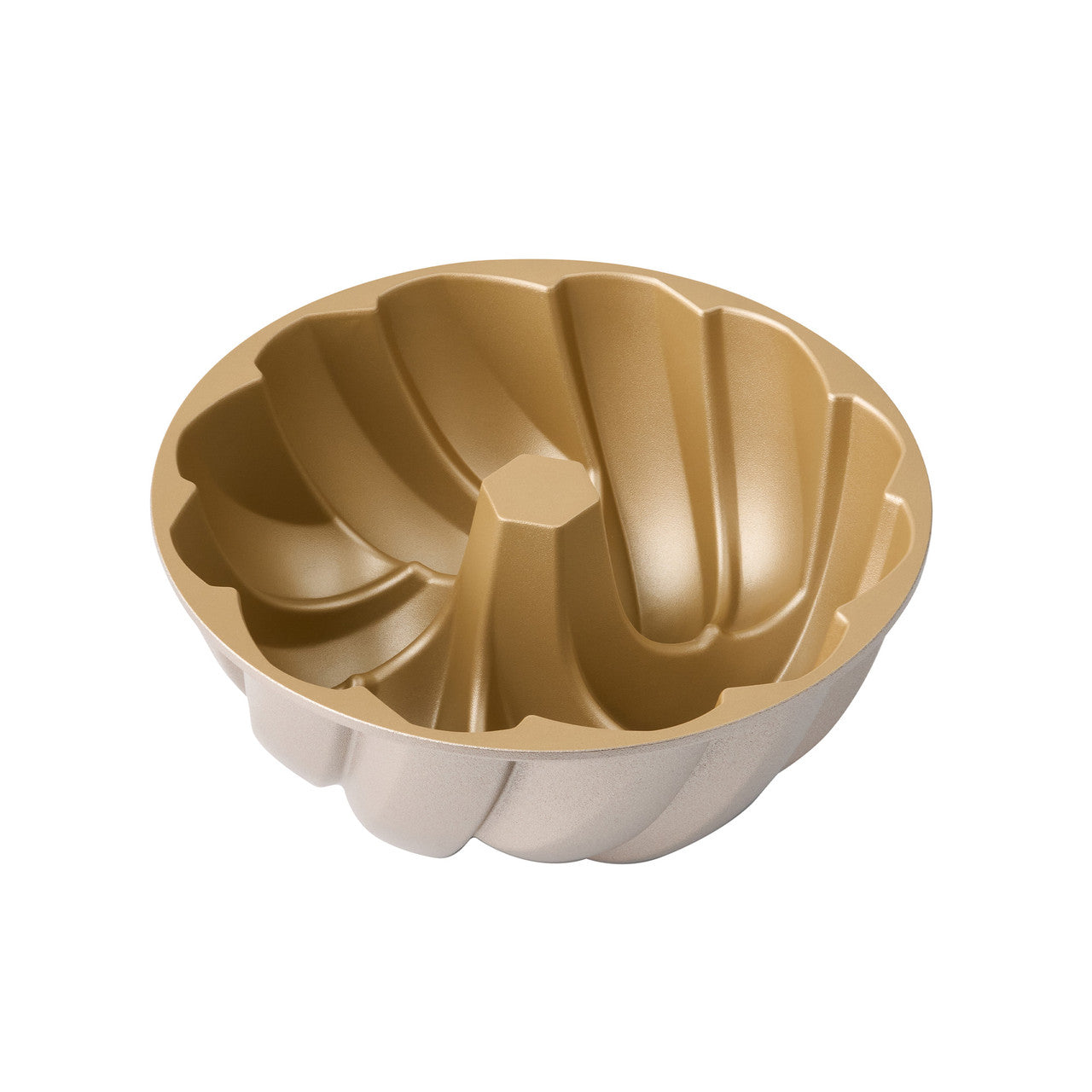 Braided Fluted Ring Cake Pan, 24 x 24 x 9.8cm - Champagne
