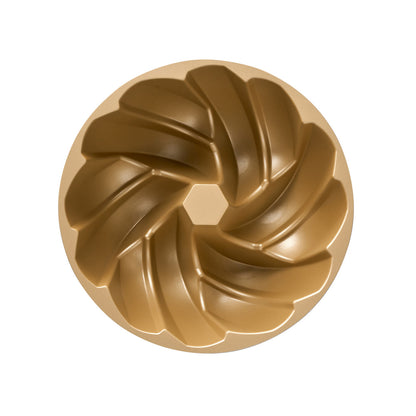 Braided Fluted Ring Cake Pan, 24 x 24 x 9.8cm - Champagne
