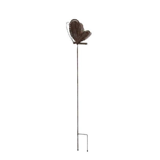Rustic Butterfly Garden Stake 20x6x115cm