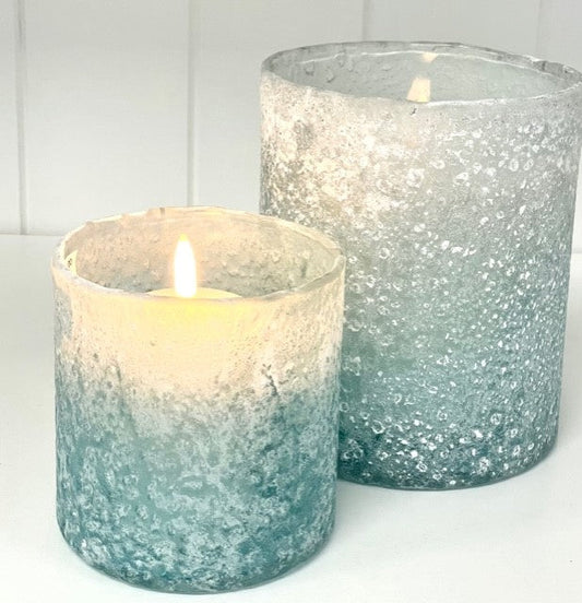 405 - Frosted Votive Blue Large