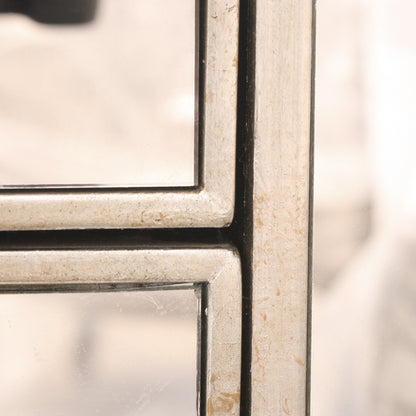 Mirrored 3 Drawer Bedside Antique Seamless. Last One, Floor Stock Left, Half Price.