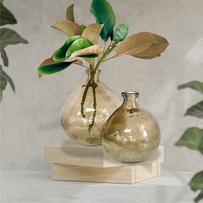 426 - Brown Vase Small : 19Cm