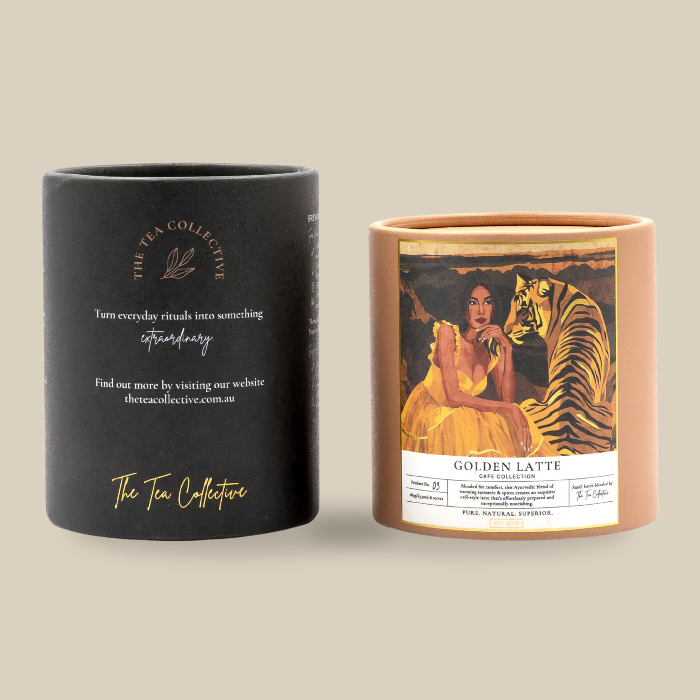 Golden Latte Powder - Boutique Cylinder