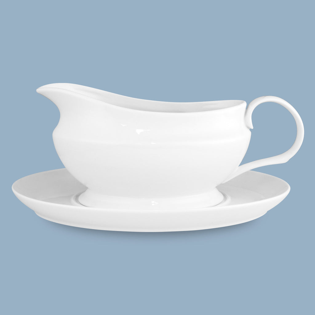 Gravy Boat with Saucer, 550ml