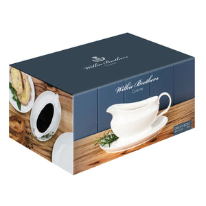 Gravy Boat with Saucer, 550ml