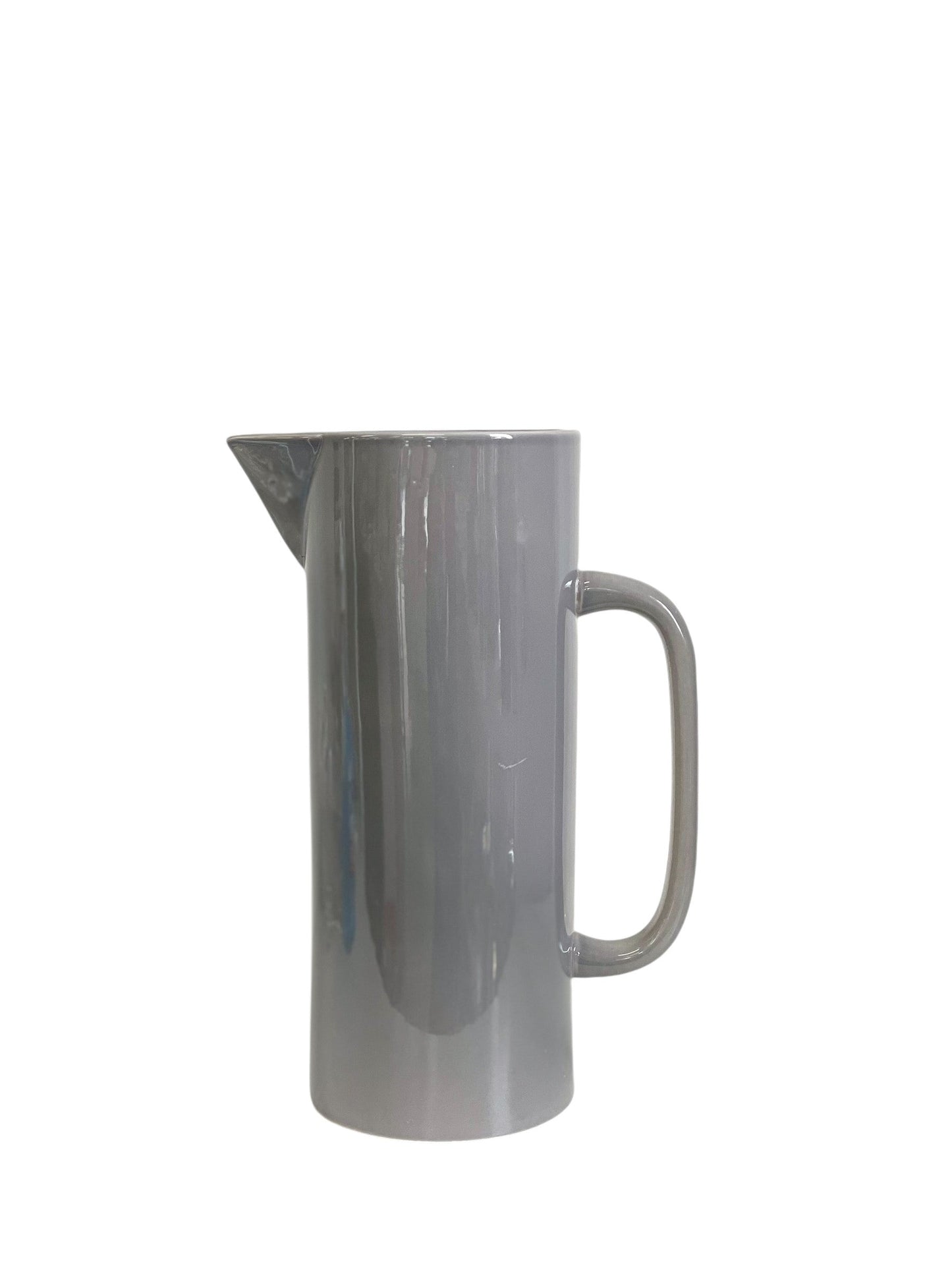 457C Limitée Ceramic Dove Grey Gloss Jug 12X30