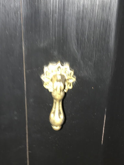 Dynasty 1 Drawer 1 Door Bedside Black 40Wide