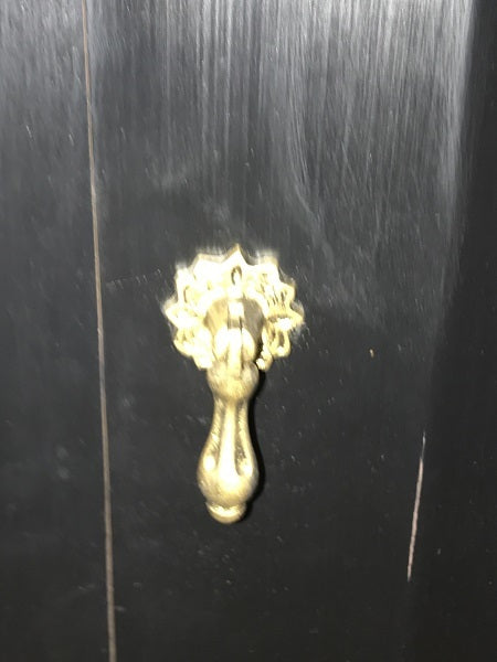 Dynasty 1 Drawer 1 Door Bedside Black 40Wide