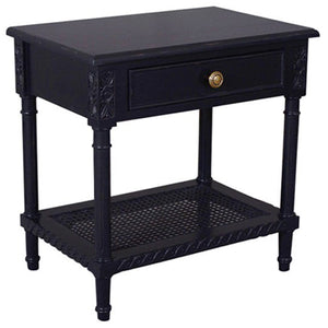 Polo Side Table/Bedside Black