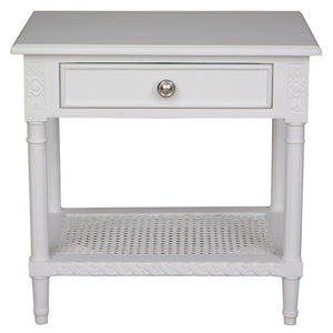 Polo Side Table/Bedside White