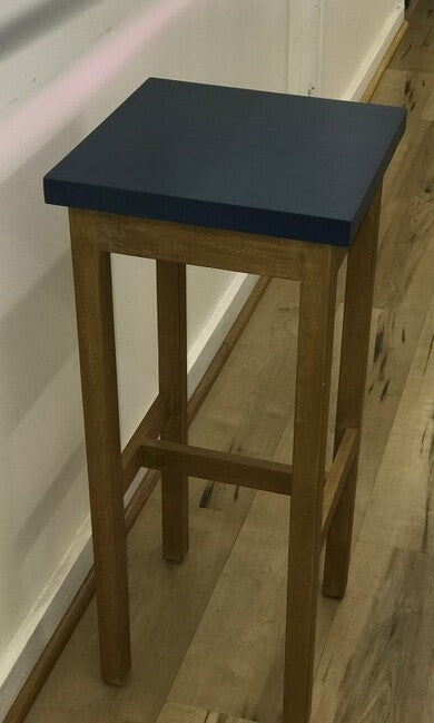 Charcoal Top Barstool/Tall Side Table 81Cms High