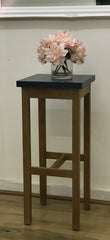 Charcoal Top Barstool/Tall Side Table 81Cms High