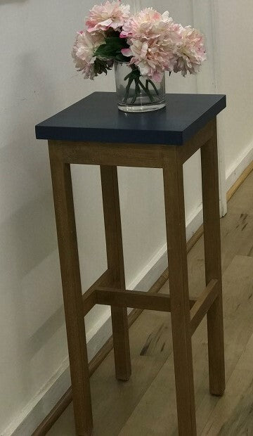 Charcoal Top Barstool/Tall Side Table 81Cms High