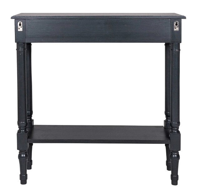 Norfolk Console Black With 1 Dr & Shelf (Flatpacked)