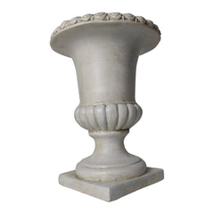 Elaborate Off-White Distressed Roman Planter 24x24x30.5cm