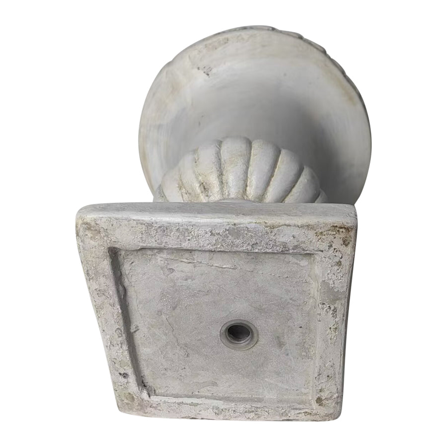 Elaborate Off-White Distressed Roman Planter 24x24x30.5cm