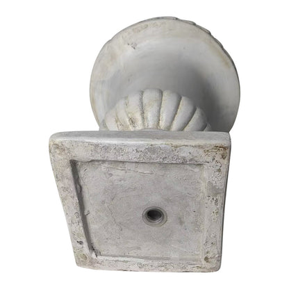 Elaborate Off-White Distressed Roman Planter 24x24x30.5cm
