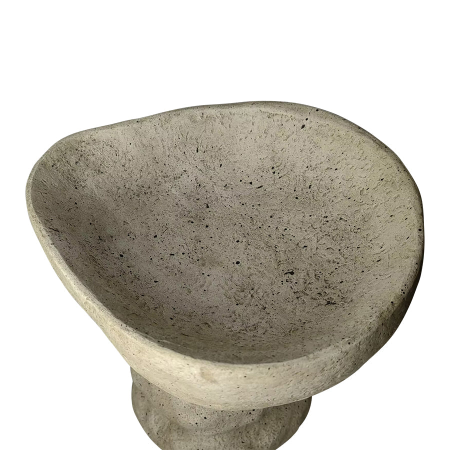Arty Stone Birdbath 27x25x50m