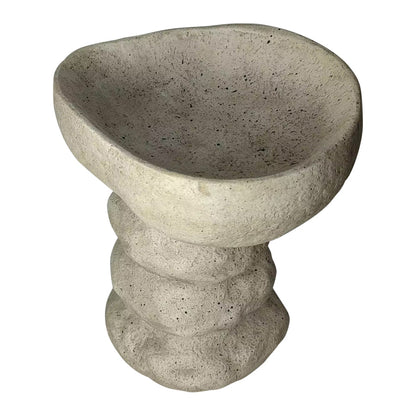 Arty Stone Birdbath 27x25x50m
