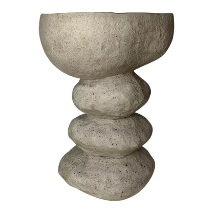 Arty Stone Birdbath 27x25x50m