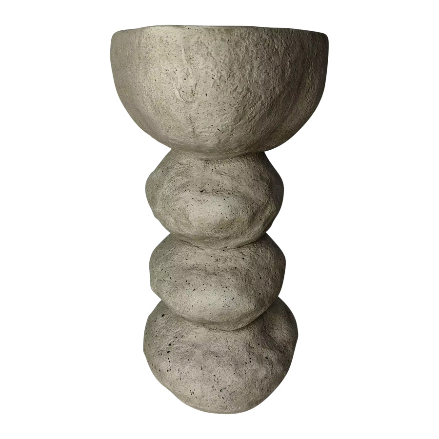Arty Stone Birdbath 27x25x50m