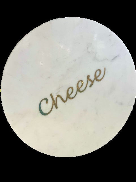 54D - Round Marble "Cheese" Board 30Cm