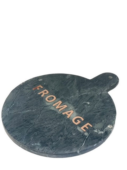 54F - Black Marble Cheese "Fromage" Board 30Cm