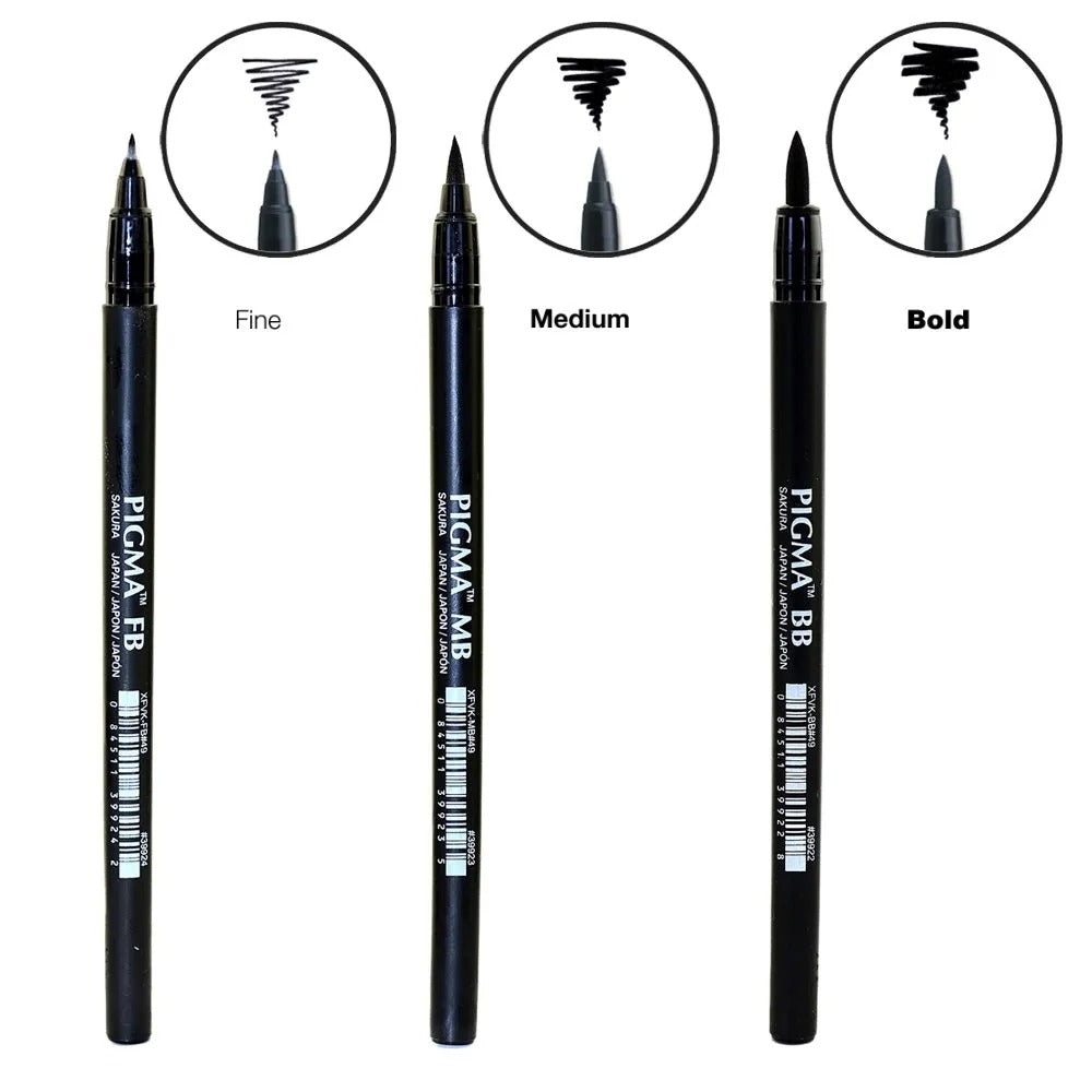 Brush Pen – Pigma Black Brush Pen