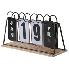 Vintage Style Table-top Calendar 28x14.5x9cm