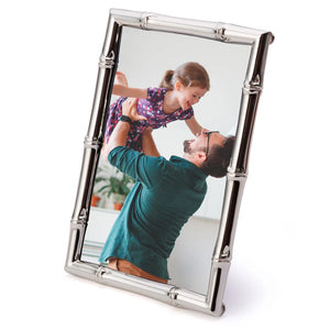 Whitehill - Bamboo Photo Frame - Silver 10x15cm