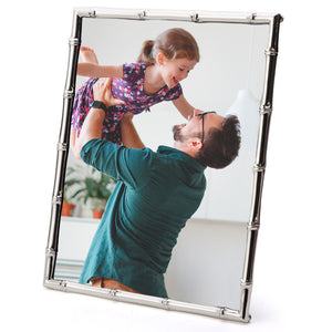 Whitehill - Bamboo Photo Frame - Silver - 20x25cm