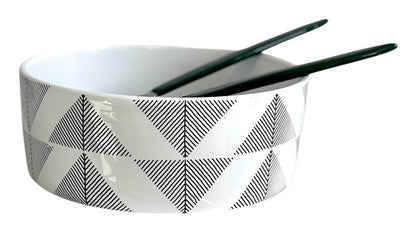 60N - Ceramic Bowl W/Pattern