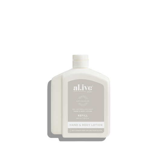 シーコットン＆ココナッツ ハンド＆ボディローション 詰め替えパウチ 1L