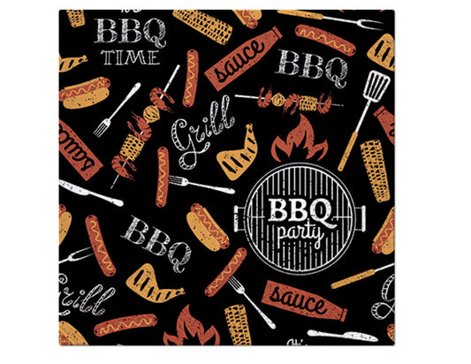 BBQ PARTY Napkins 33cm - Pack of 20