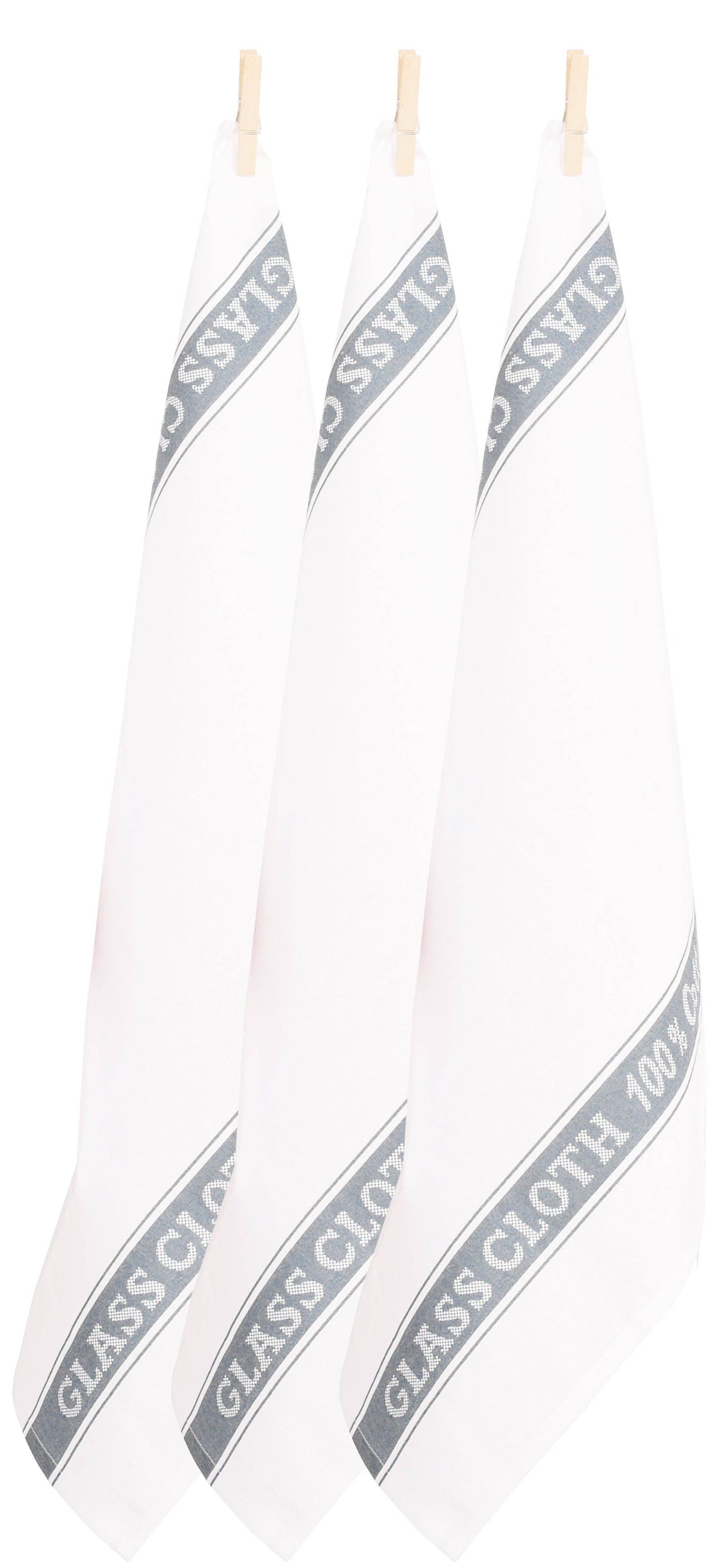 Glass Cloths 100% Cotton - Set of 3