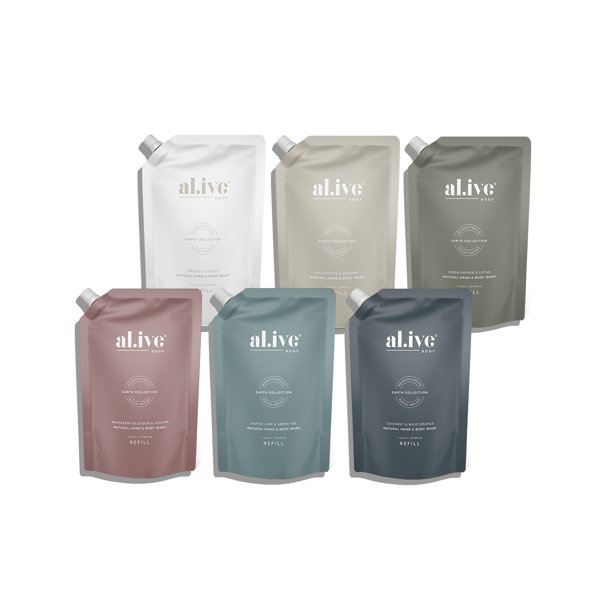 Mixed Wash Refills Pack Of 6