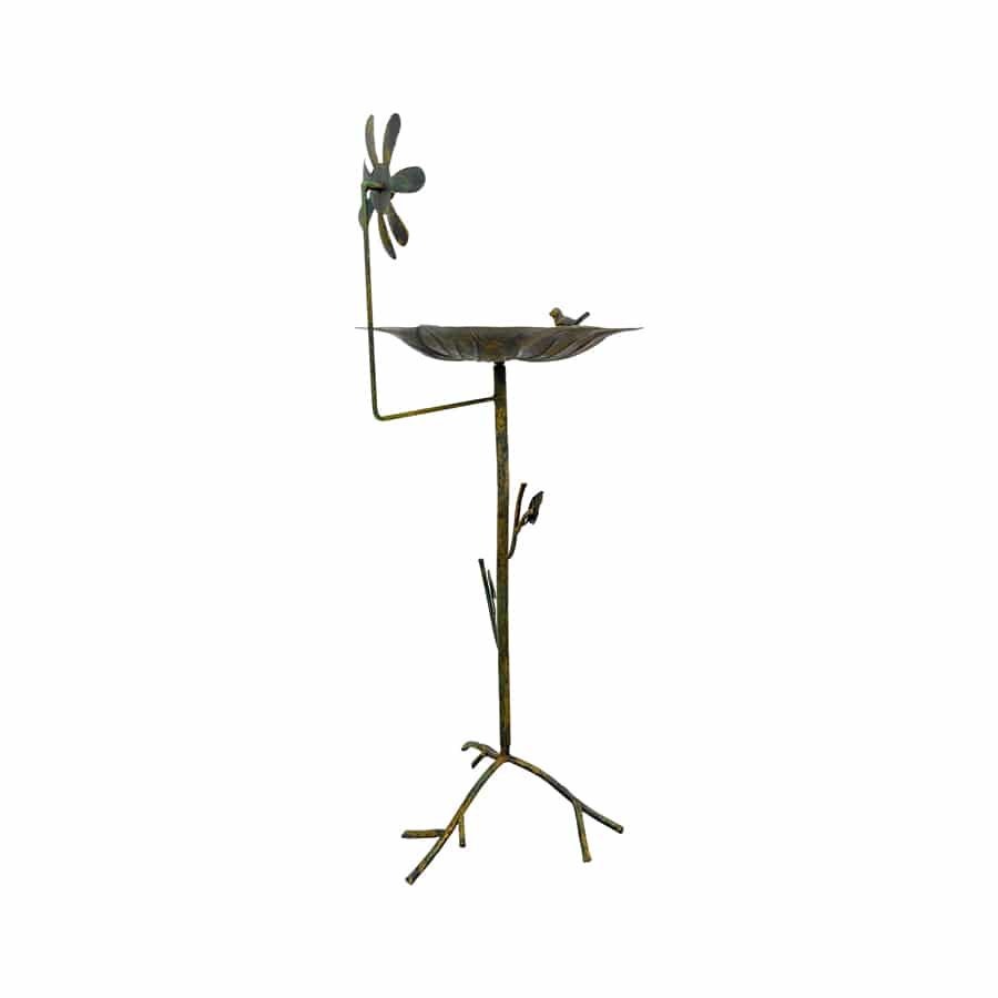 Lilypad on Branch Birdfeeder w/Windmill 34x34x93cm