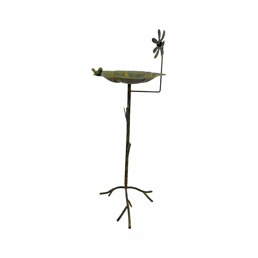 Lilypad on Branch Birdfeeder w/Windmill 34x34x93cm