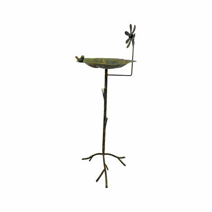 Lilypad on Branch Birdfeeder w/Windmill 34x34x93cm