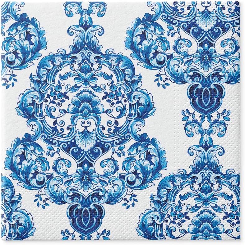 Lunch Napkins 33cm Pack Of 20 3 Ply Porcelain Ornament