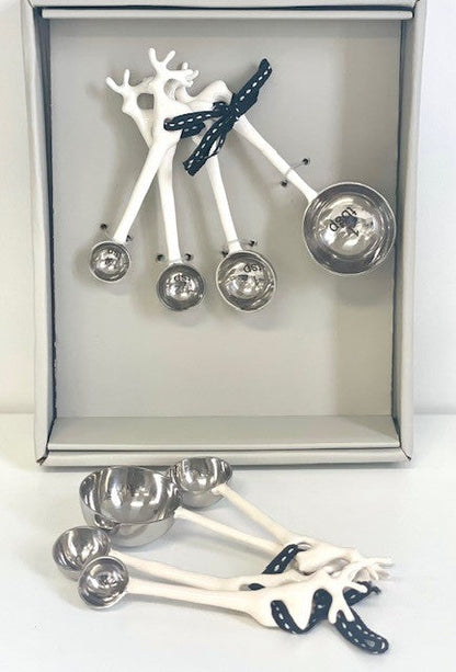 72M - Set 4 Measuring Spoons:Reindeers