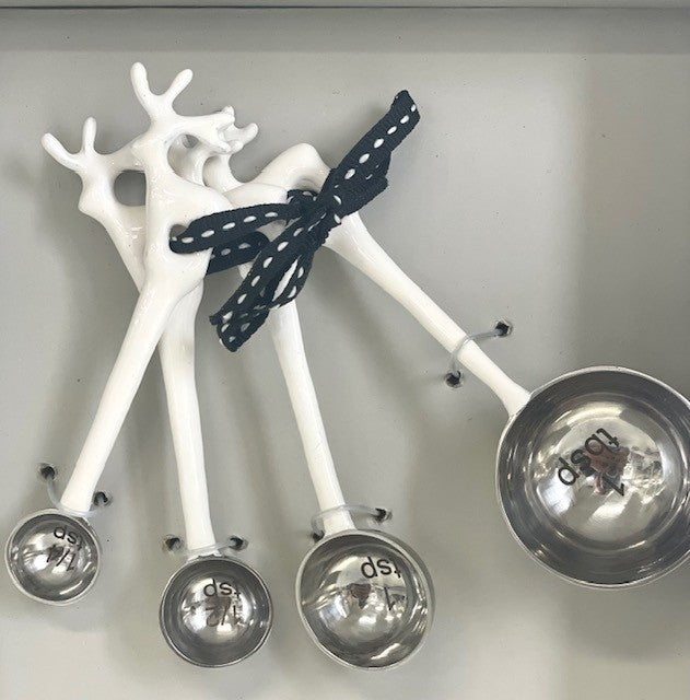 72M - Set 4 Measuring Spoons:Reindeers