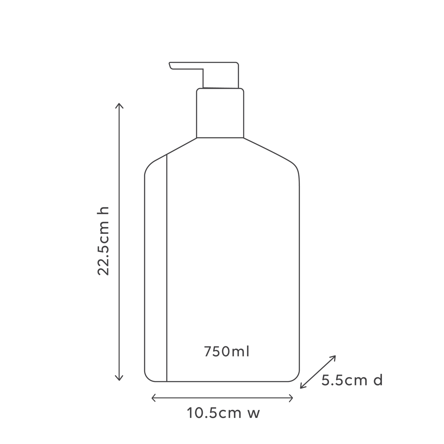 750Ml Body Wash - Sea Cotton & Coconut