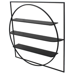 80cm Eclipse Floating 3-Shelf Wall Hanging 80x13.5x80cm