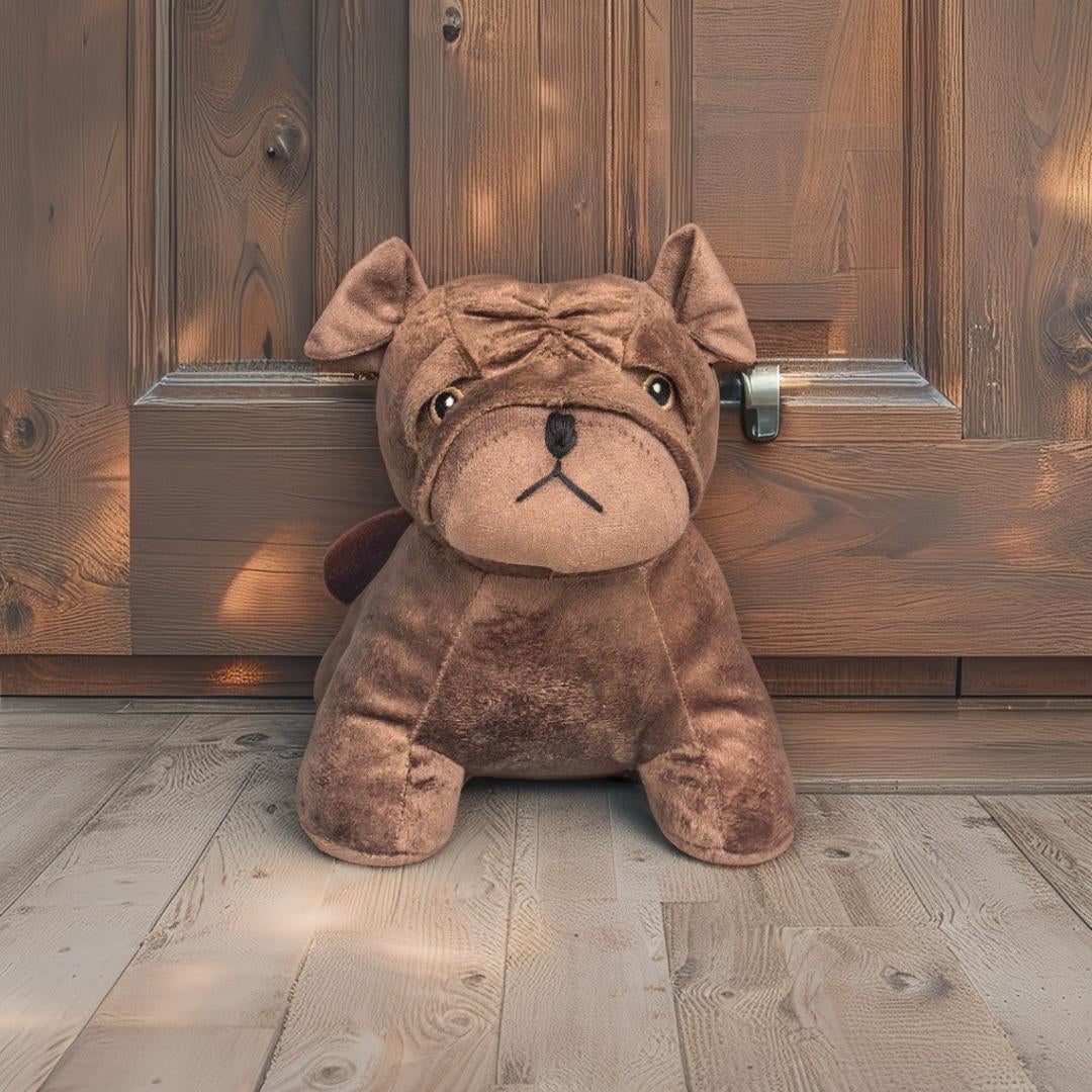 Chocolate Brown French Bulldog Door Stopper